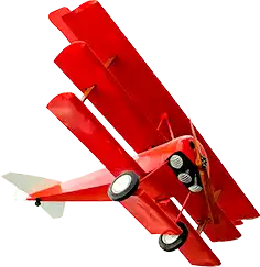 Красный самолетик