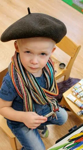 И как художник создает свои картины